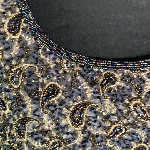 VTG Adrienna Papell 6 special occasion evening top - Picture 4 of 11